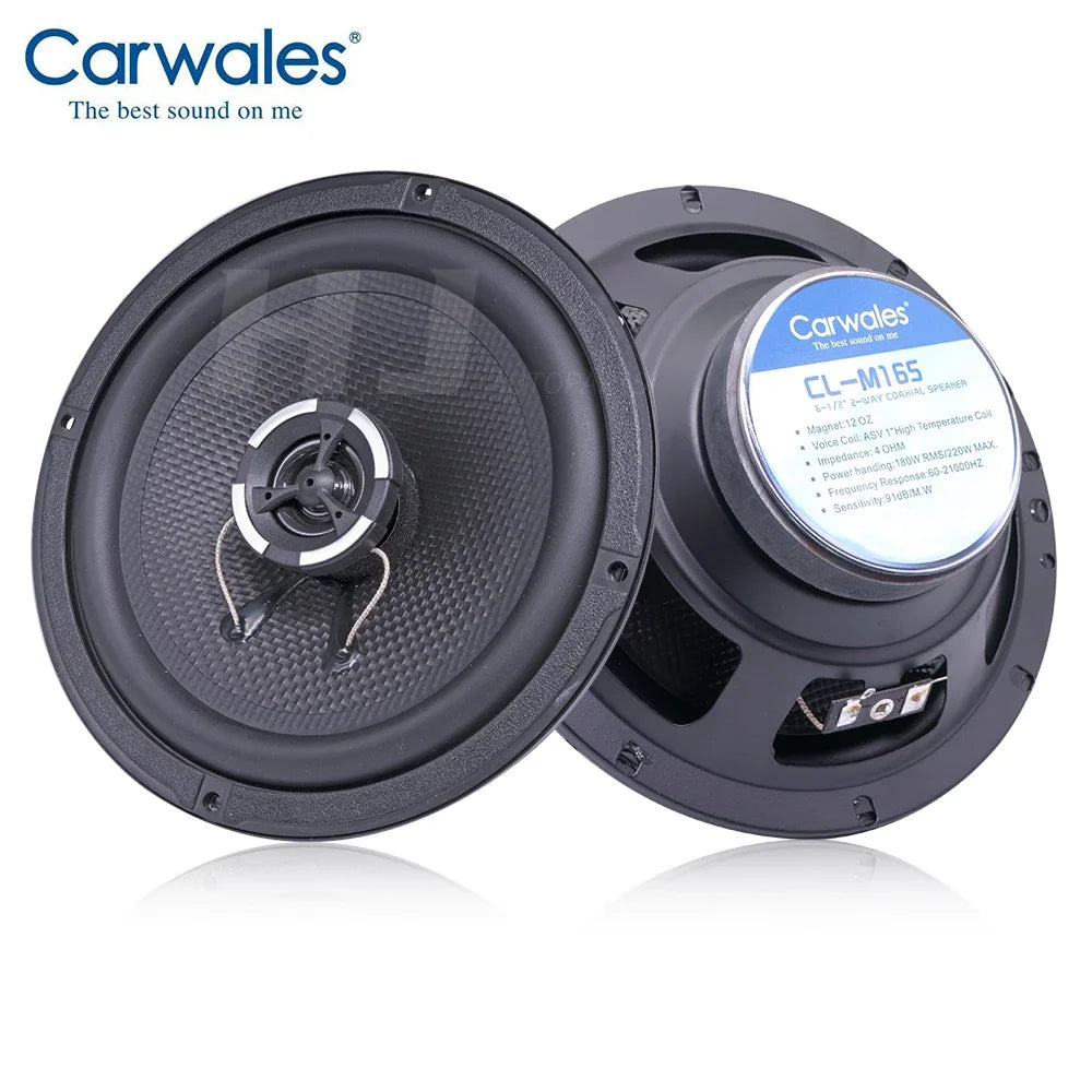 Kit de Altifalantes Coaxiais 2 vias de 6.5 Polegadas