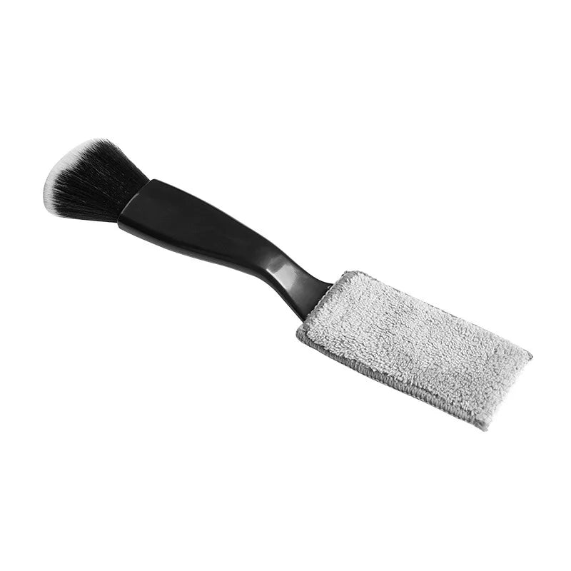 Car Interior Cleaning Brush Air Conditioner Cleaning Tools Air Outlet Dust Removal Soft Brush Double-ended Auto Duster Cleaner