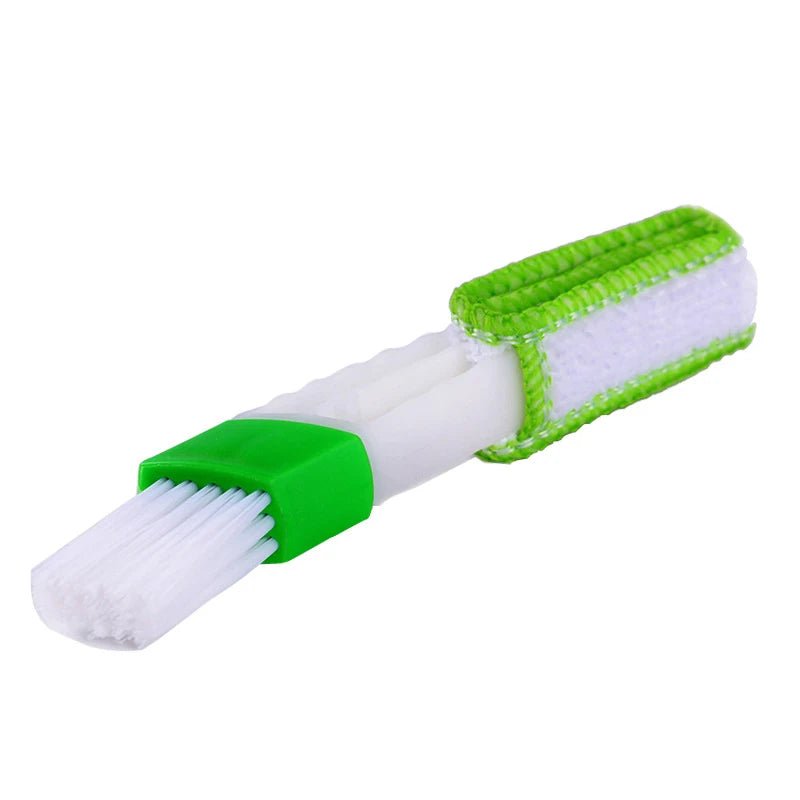 Car Interior Cleaning Brush Air Conditioner Cleaning Tools Air Outlet Dust Removal Soft Brush Double-ended Auto Duster Cleaner