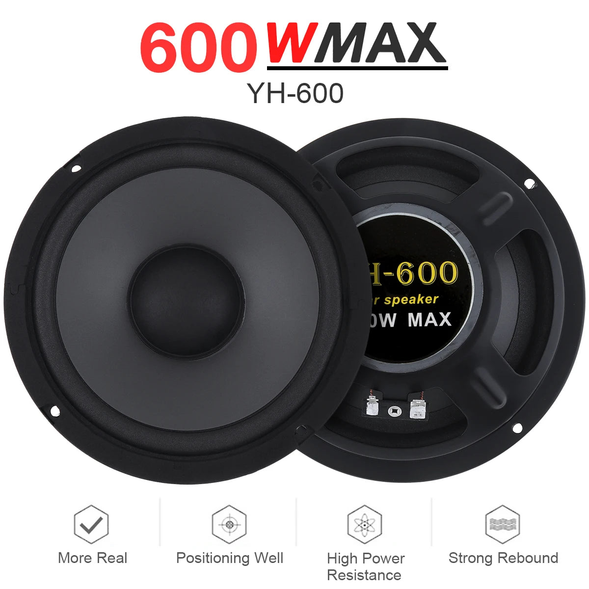 Altifalantes 2-Vias – 500W, 5" / 6.5"