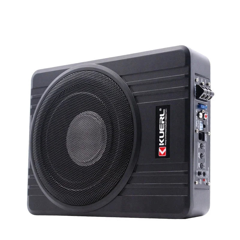 Subwoofer de 12V com Amplificador Integrado – 10" e 8'' Slim