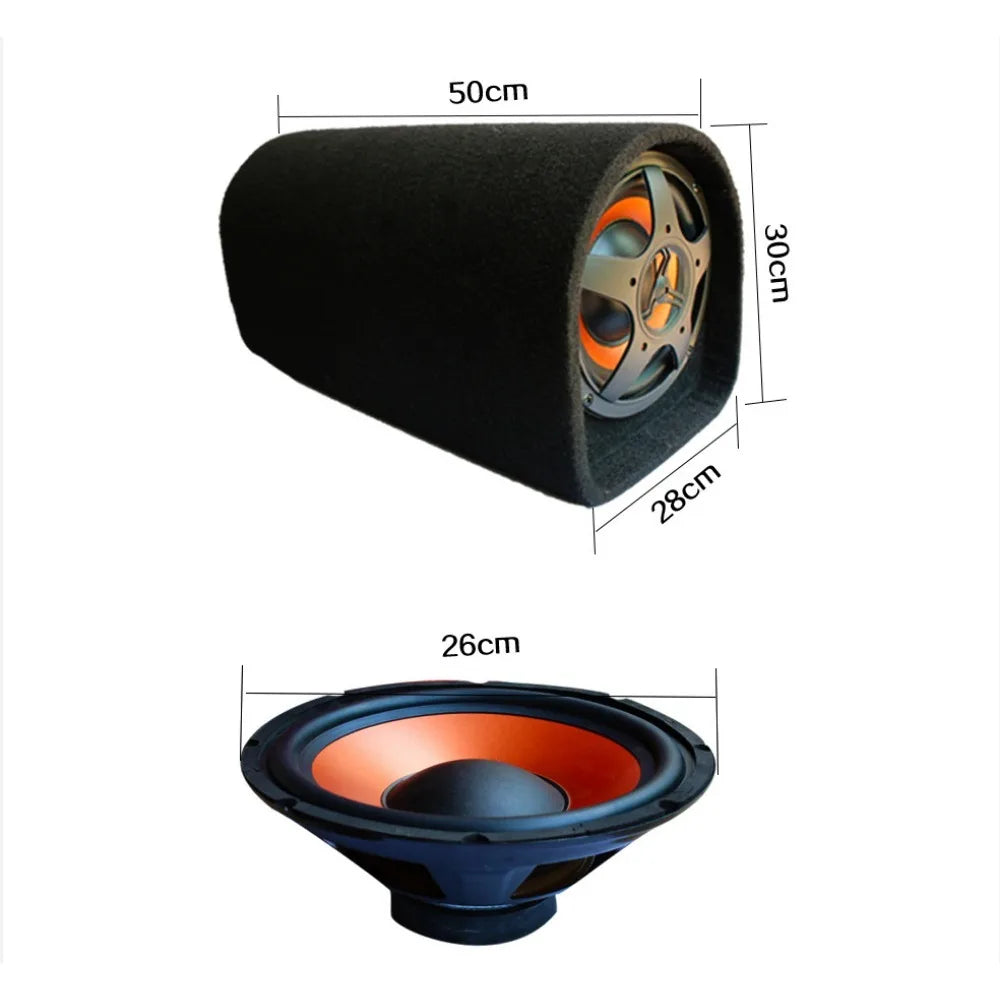 Subwoofer de 10 Polegadas para Carro com Amplificador
